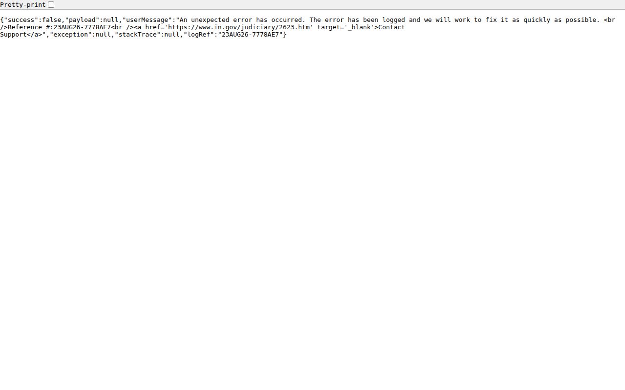 Sullivan County court schedule CourtCal court API result